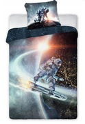 Pościel Kosmos Astronauta 160x200+70x80 Bawełna 