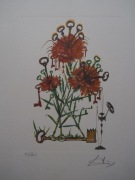 Salvador Dali (1904 - 1989).''Goździki". Sygnowane odręcznie 1972