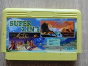 2 in 1 Lion King, Aladdin - kartridż na konsolę Pegasus