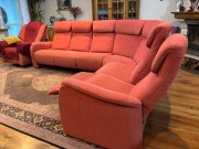 narożnik / kanapa 220 x 280 rozkładane siedziska Home Cinema