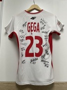 Koszulka byłej Reprezentantki Polski MARTA GĘGA z  podpisami całej kadry