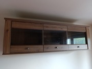 Witryna wisząca Black Red White z serii Bergen 156cm