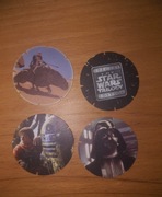 żetony  Tazos  Starwars  4 szt. 