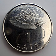 Łotwa 1 Lats 2008 Lilia wodna, nr. 41