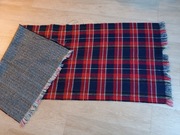 Długi ciepły szal dwustronny 