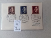 GG 89-91 znaczki na karcie pocztowej