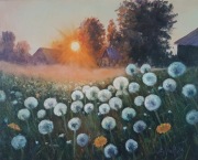 Obraz olejny Dmuchawce latawce