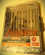 Diamentowe pilniki iglaki zestaw 10 el. w pudełku Powerfix