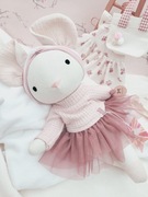 Lalka Myszka Uszyte Uszate ręcznie szyta przytulanka szmacianka handmade