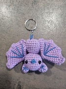 Nietoperz na szydełku,breloczek do kluczy, Batman