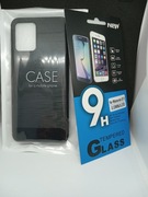 Etui czarne plecki + szkło hartowane do Motorola E13