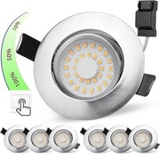 Dexnump REFLEKTOR LED 6 sztuk 5W, 230V, IP44, naturalna biel 