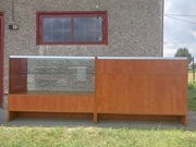 Gablota sklepowa przeszklona lada GRUSZA ABM x 4 szt. witryna meble