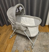 Kołyska Kinderkraft Lovi łóżeczko szare + 2 prześcieradła GRATIS