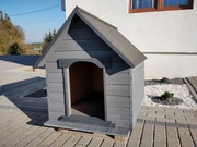 buda dla psa drewniana legowisko klatka  kojec ocieplana malowana 