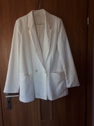 Śmietankowa marynarka h&m s