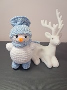 Ręcznie robiona na szydełku ozdoba świąteczna