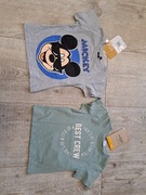 T-shirt chłopięcy - Myszka Mickey - 2 szt. - rozm 104