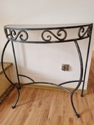 Konsola metalowa, stoliczek