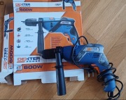wiertarka udarowa dexter power 600 W plus wiertła