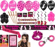 Zestaw dekoracji Wieczór Panieński Mega różnorodnych gadżetów balony korona