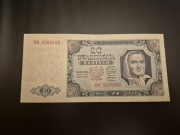 20 złotych 1948 rok  DW rzadka seria
