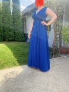 Długa sukienka maxi 40 brokatowa