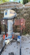 Silnik zaburtowy EVINRUDE 15KM, 2-suw, stopa L, rozrusznik, manetka