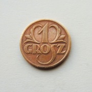 10 # 1 gr grosz 1938 RP 2 nr 1 od 20 zl