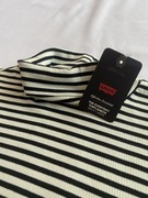 Golf Levi's ecru w paski – rozmiar 3X, nowy z metką!