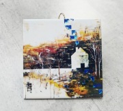 Obrazek Kafelek Płytka Zawieszka 15x15cm Moje Miejsce Dom Mvcha Nie Siada