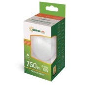 ŻARÓWKA LED KULKA E-14 230V 6W COG CIEPŁA MLECZNA WOJ14394