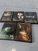Filmy DVD horrory 5 sztuk.  Cena za całość. 