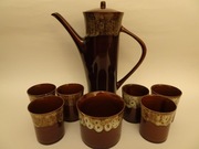 Mirostowice, serwis kawowy "PSP" Adam Sadulski, PRL, vintage