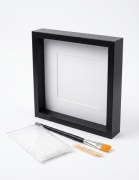 Zestaw DIY do Suszenia Kwiatów 3D Pył 400g Ramka Akcesoria Pamiątka Ślubna