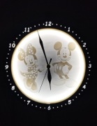 Zegar ścienny LED - Litofan - Myszka Miki&Mini 24cm