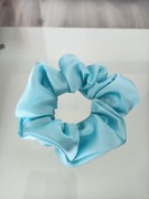 Scrunchie zawijka Satyna Lazurowa 