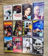Kasety Audio MC David Bowie Nirvana Alannah Myles Pulp Fiction Kiss Inxs