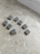 Radmor 5470--5471 nasadki srebrne  potencjometra