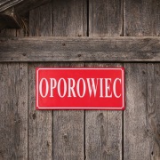 Tabliczka OPOROWIEC