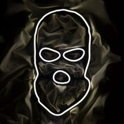 NEON BALACLAVA KOMINIARKA dekoracja lampa