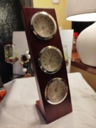 Termometr domowy,Zegar na baterie, higrometer;dekoracyjna stacja pogody.