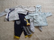 Zestaw paka ubranek dla niemowlaka 62 cm 2-4 m-ce