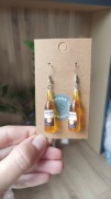 Kolczyki śmieszne alkoholowe  kolczyki z piwami piwem corona
