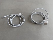 Dwa kable Apple Lightning USB + Lightning USB-C