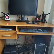 Komputer stacjonarny HP z ekranem DELL 23 cale