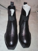 Botki sztyblety skóra skórzane Sergio Bardi 38