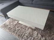 Ława biała wysuwana nowa