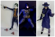 3 figurki McFarlane Batman Year One, Joker Comedian & Arkham Asylum