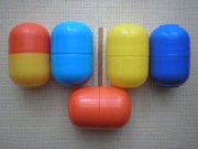 Puste jajka z Maxi Kinder - Żółte